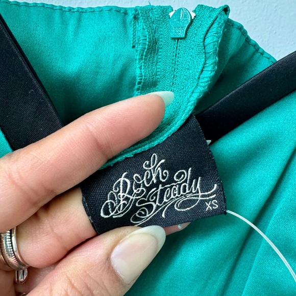 Retro teal Modcloth dress, new with tags - Picture 6 of 7